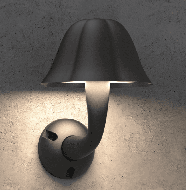 Six-Petal Wall Light