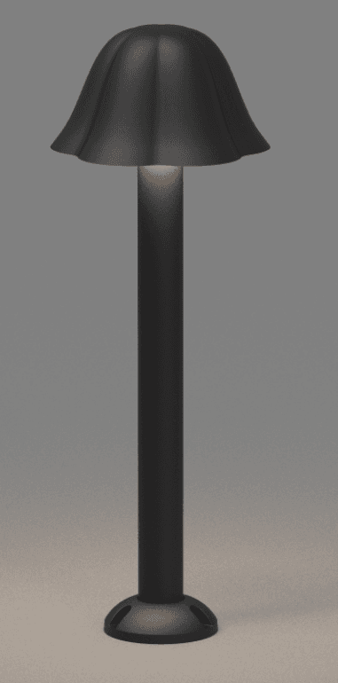 Six-Petal Lawn Light