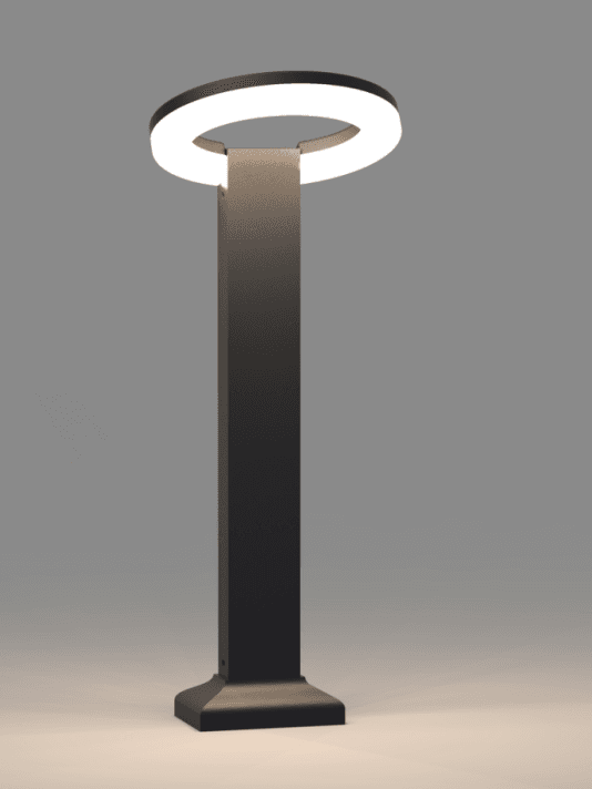Folding Small Round Lawn Light