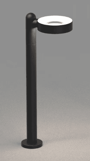 Swivel Double-Sided Round Single-Head Lawn Light