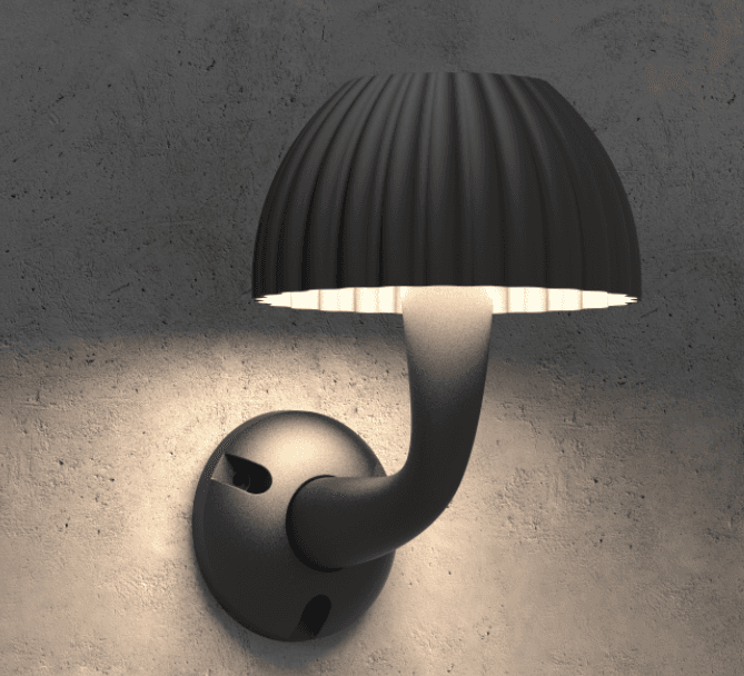 Straw Hat Wall Light