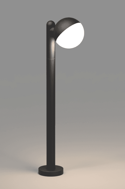 Swivel Ball Single-Head Lawn Light