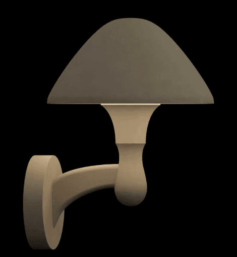 Mushroom Wall Light